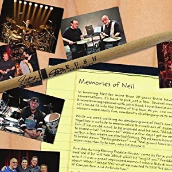 Rush’s Neil Peart Modern Drummer Legends Book - Picture 6 of 6